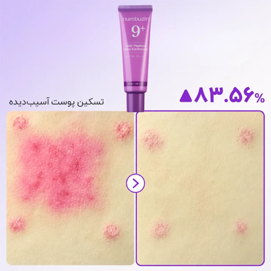تصویر  اسنس ضد آفتاب نامبوزین Numbuzin مدل 9+ حاوی NAD+ و پپتید با SPF50