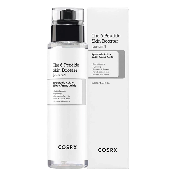تصویر  بوستر سرم آبرسان و تقویت کننده پپتیدی کوزارکس COSRX اصل مدل The 6 Peptide حجم 150ml