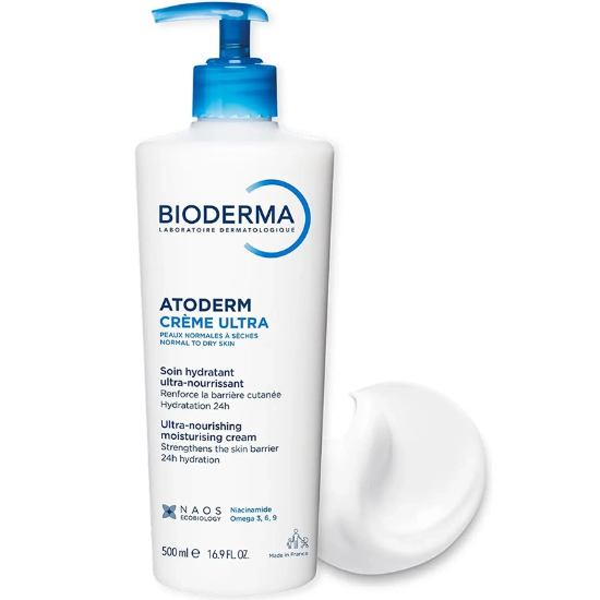 تصویر  کرم مرطوب کننده بایودرما Bioderma مدل Atoderm Cream Ultra حجم 500ml