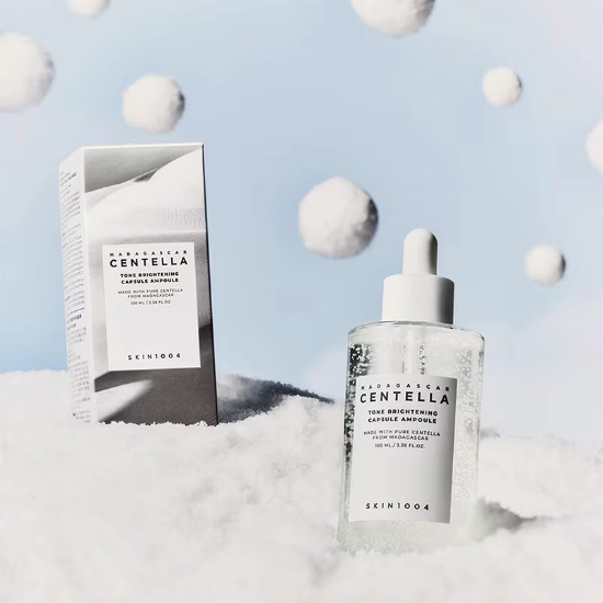 تصویر  سرم روشن کننده صورت سنتلا اسکین Centella SKIN1004 حجم 100 میل