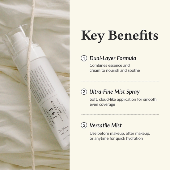 تصویر  میست صورت دکتر آلتیا Dr.Althea مدل 345 Relief Cream Mist حجم 100ml