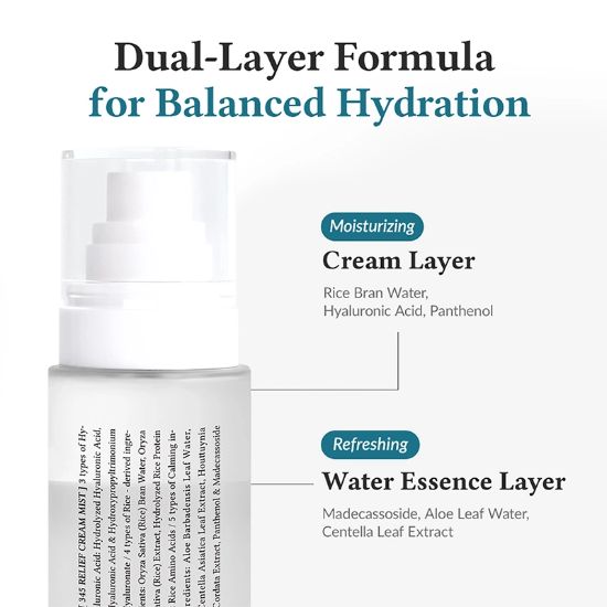 تصویر  میست صورت دکتر آلتیا Dr.Althea مدل 345 Relief Cream Mist حجم 100ml