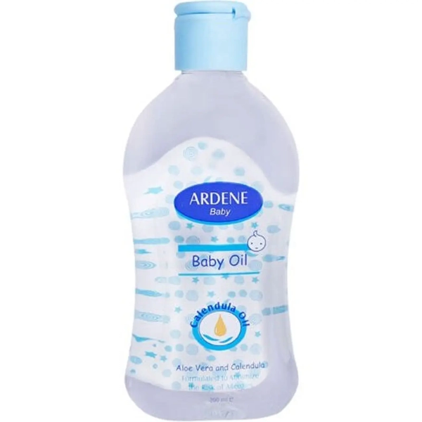 تصویر  روغن بچه آردن مدل Baby Oilحاوی آلوئه ورا و کالاندولا حجم 200ml