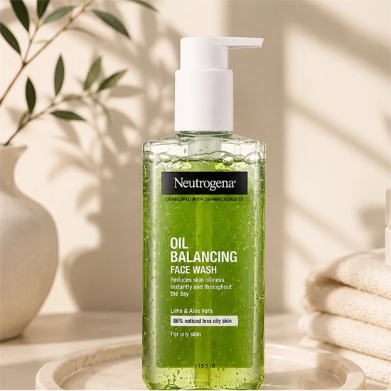 تصویر  ژل شستشو صورت نوتروژینا Neutrogena مدل Oil Balancing حجم 200 میلی لیتر