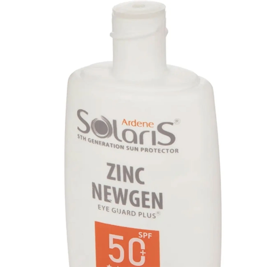 تصویر  لوسیون ضد آفتاب فیزیکال آردن سولاریس مدل Zinc NEWGEN +SPF50 بی رنگ