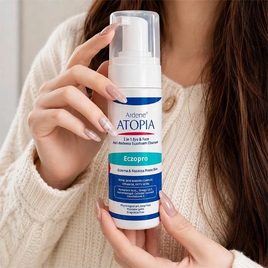 تصویر  فوم شوینده صورت و چشم آردن Atopia Eczopro حجم 150ml