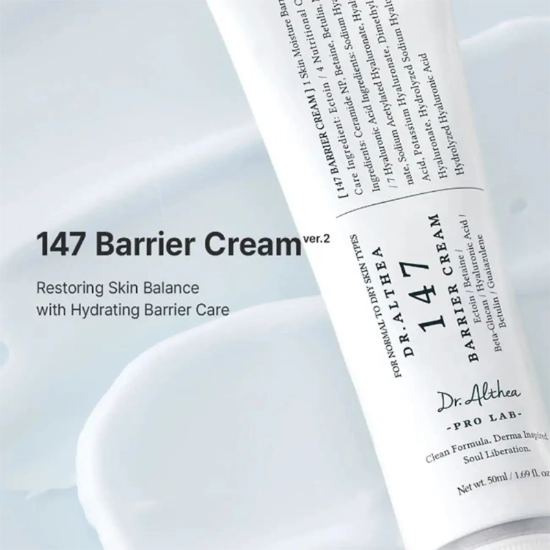 تصویر  کرم مرطوب کننده و آبرسان دکتر آلتیا Dr. Althea مدل 147 Barrier Cream حجم 50ml