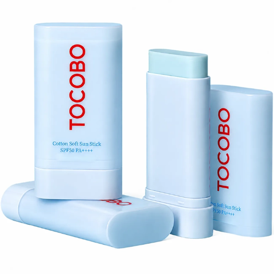 تصویر  ضد آفتاب استیکی توکوبو TOCOBO اصل با SPF50 وزن 15 گرم حاوی عصاره پنبه کتان