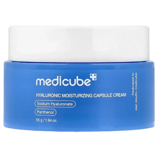 تصویر  ژل کرم کپسولی آبرسان هیالورونیک اسید مدی کیوب Medicube اصل