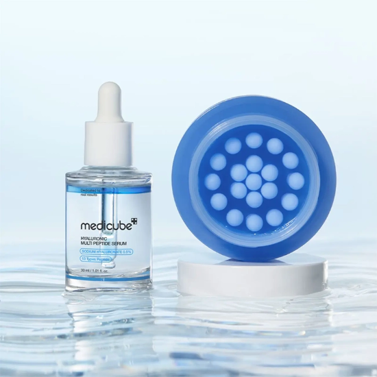 تصویر  ژل کرم کپسولی آبرسان هیالورونیک اسید مدی کیوب Medicube اصل