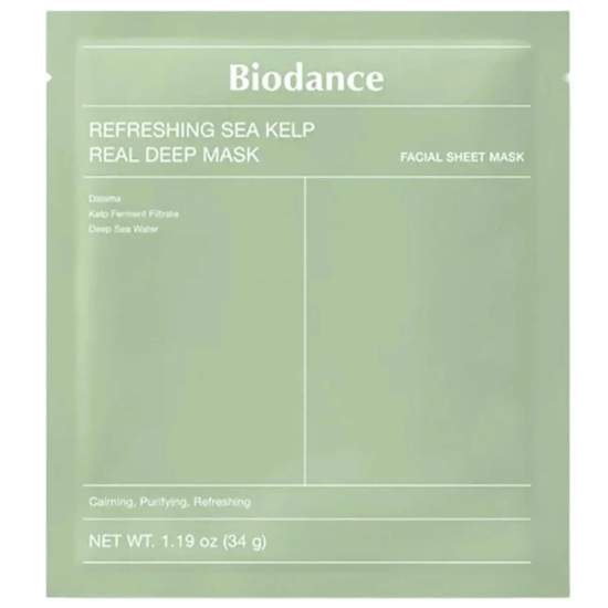 تصویر  ماسک ورقه ای بایودنس Biodance مدل Sea Kelp با بافت هیدروژلی