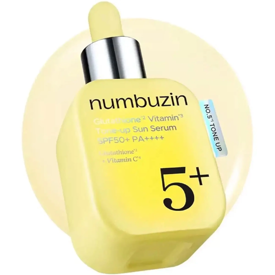 تصویر  سرم ضد آفتاب نامبوزین Numbuzin مدل No.5+ تون آپ SPF50+