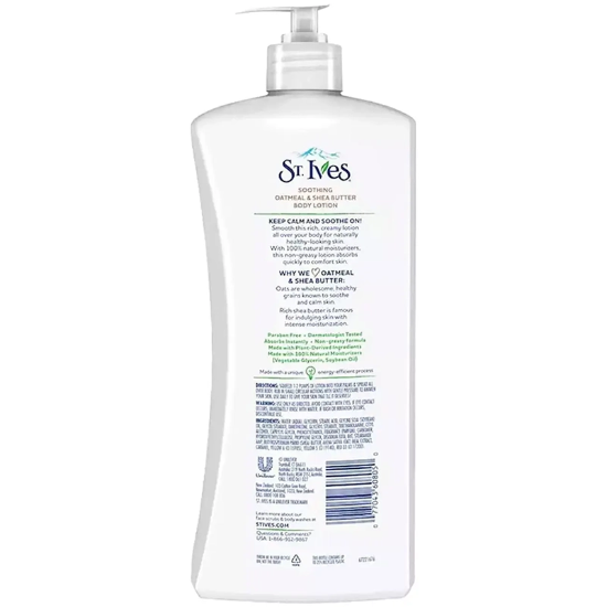 تصویر  لوسیون بدن نرم کننده سنت ایوز St. Ives جو دوسر و شی باتر 621ml