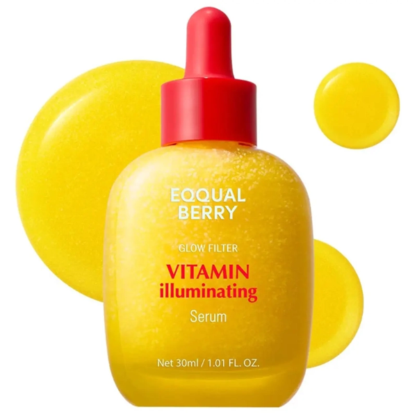 تصویر  سرم ضد لک صورت اکوال بری EQQUALBERRY مدل Vitamin Illuminating هیالورونیک اسید