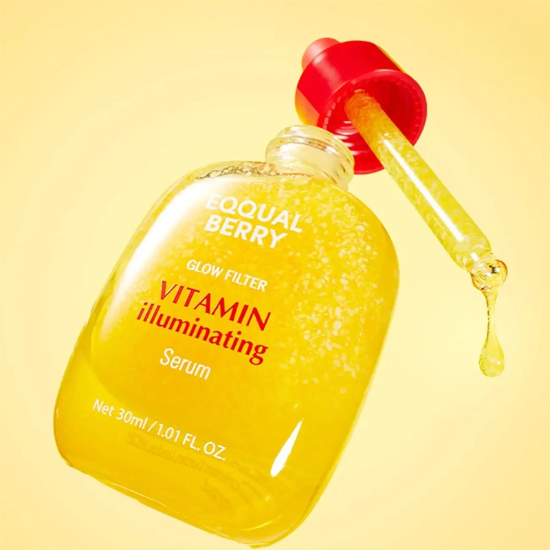 تصویر  سرم ضد لک صورت اکوال بری EQQUALBERRY مدل Vitamin Illuminating هیالورونیک اسید