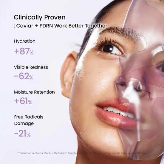 تصویر  ماسک صورت بایودنس Biodance مدل Caviar PDRN Real Deep بسته 4 عددی