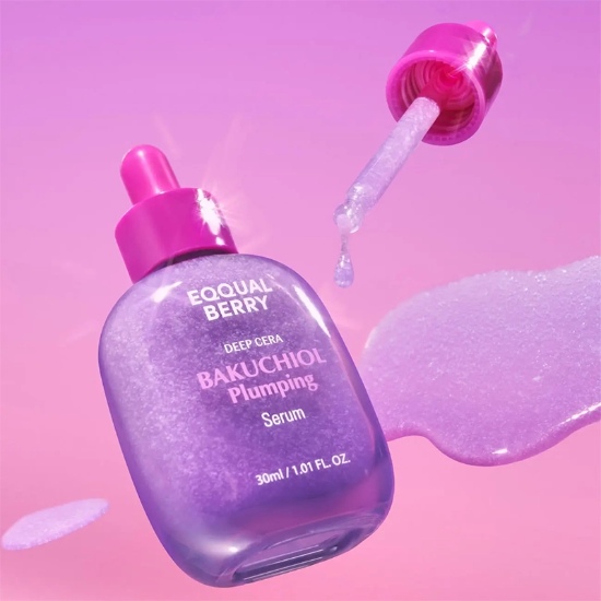 تصویر  سرم باکوچیول اکوال بری EQQUALBERRY مدل Plumping جوان ساز و حجم دهنده