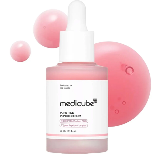 تصویر  سرم صورت پپتاید جوانساز مدی کیوب medicube اصل مدل Pink حجم 30ML