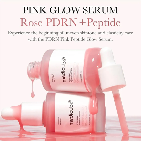 تصویر  سرم صورت پپتاید جوانساز مدی کیوب medicube اصل مدل Pink حجم 30ML