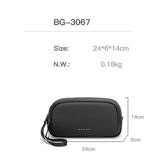 تصویر  کیف دستی لوازم جانبی بنج BANGE BG-3067 دو زیپ