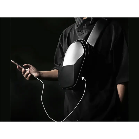 تصویر  کیف کراس بادی مردانه و زنانه USB دار بنج اصل BANGE BG-7213 ظرفیت 7.9 اینچ