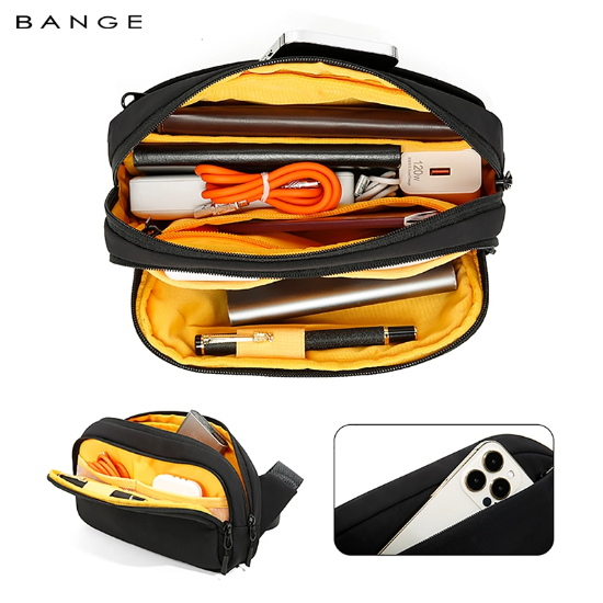 تصویر  کیف دوشی و کیف کراس بادی ضدآب بنجBANGE BG-3097