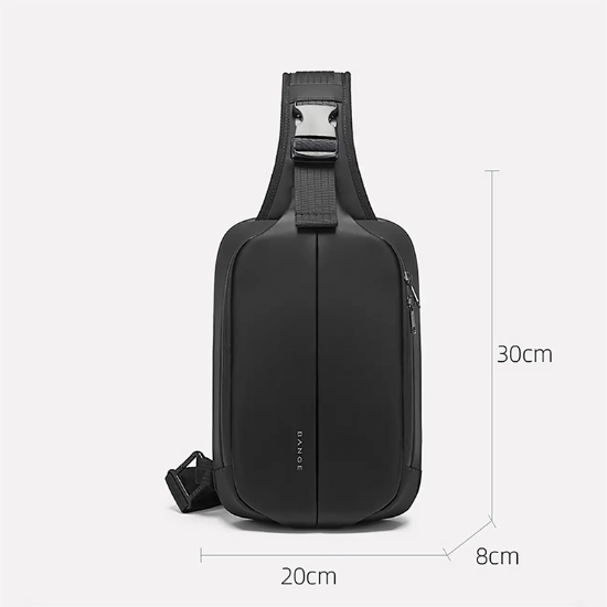 تصویر  کیف کراس بادی مردانه ضد آب بنج BANGE BG-7210