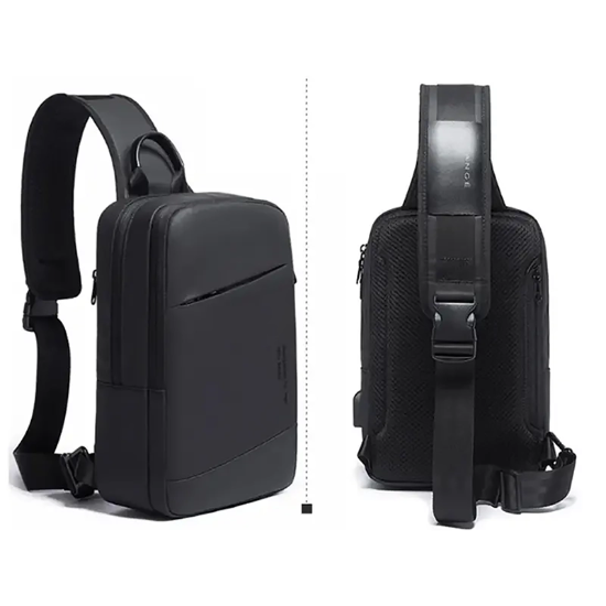 تصویر  کیف کراس بادی مردانه USB دار بنج Bange BG-22002