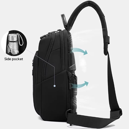 تصویر  کیف کراس بادی مردانه بنج BANGE BG-7868 ضدآب مناسب تبلت 9.5 اینچ