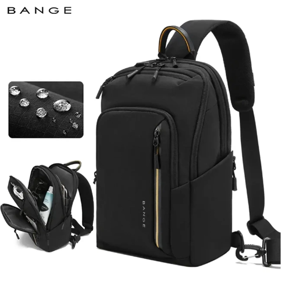 تصویر  کیف کراس بادی مردانه بنج BANGE BG-7868 ضدآب مناسب تبلت 9.5 اینچ