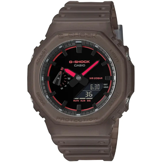 تصویر  ساعت مچی مردانه کاسیو CASIO G-SHOCK مدل GA-2100K-5ADR شفاف و ضد ضربه