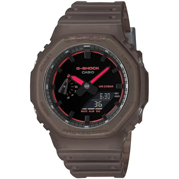 تصویر  ساعت مچی مردانه کاسیو CASIO G-SHOCK مدل GA-2100K-5ADR شفاف و ضد ضربه