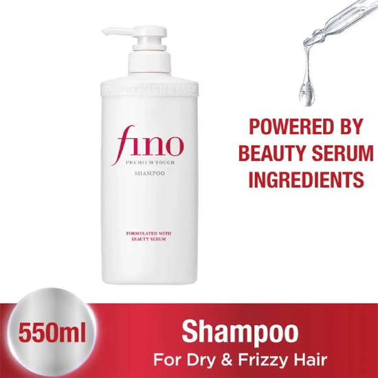 تصویر  شامپو فینو Fino مدل Premium Touch حاوی ترکیبات مغذی و آبرسان 550ml