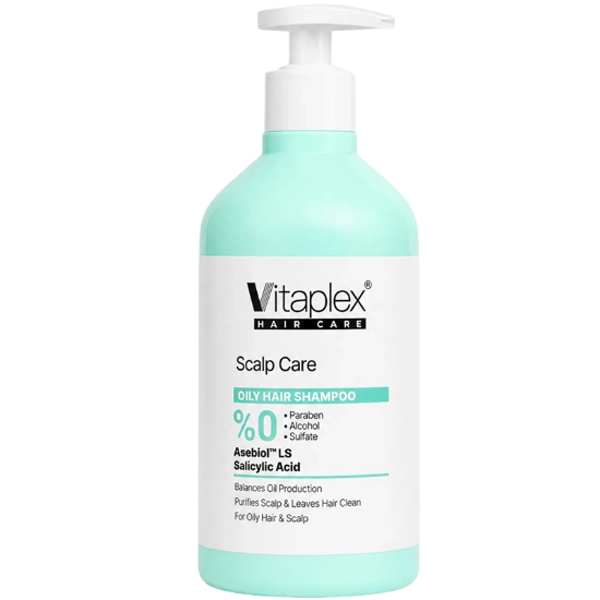 تصویر  شامپو مو ویتاپلکس مدل Scalp Care مناسب موهای چرب بدون سولفات 500ml