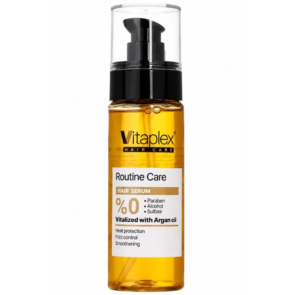 تصویر  سرم نرم کننده مو ویتاپلکس مدل Routine Care فاقد سولفات حاوی روغن آرگان 90ml