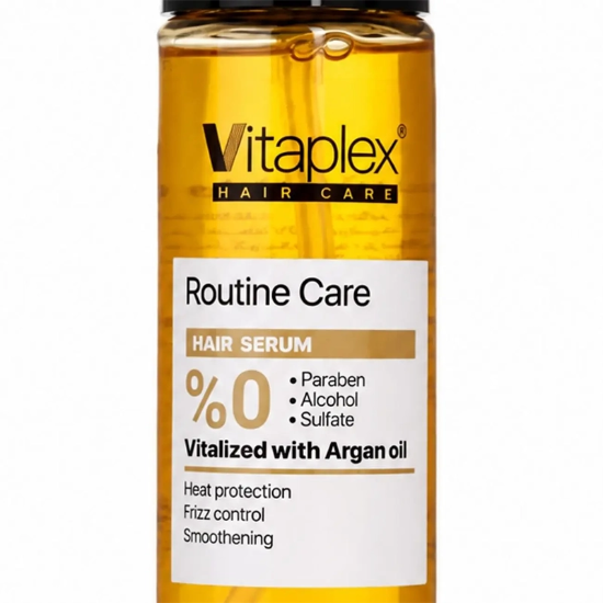 تصویر  سرم نرم کننده مو ویتاپلکس مدل Routine Care فاقد سولفات حاوی روغن آرگان 90ml