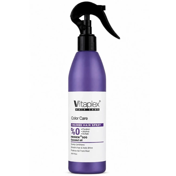 تصویر  اسپری نرم کننده مو ویتاپلکس مدل CC03 بدون سولفات مناسب موی رنگ شده 300ml
