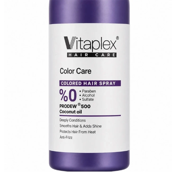 تصویر  اسپری نرم کننده مو ویتاپلکس مدل CC03 بدون سولفات مناسب موی رنگ شده 300ml