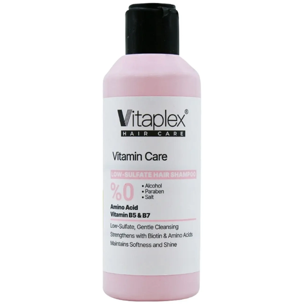 تصویر  شامپو ویتامینه ویتاپلکس مدل Vitamin Care کم سولفات مناسب انواع مو 200ml