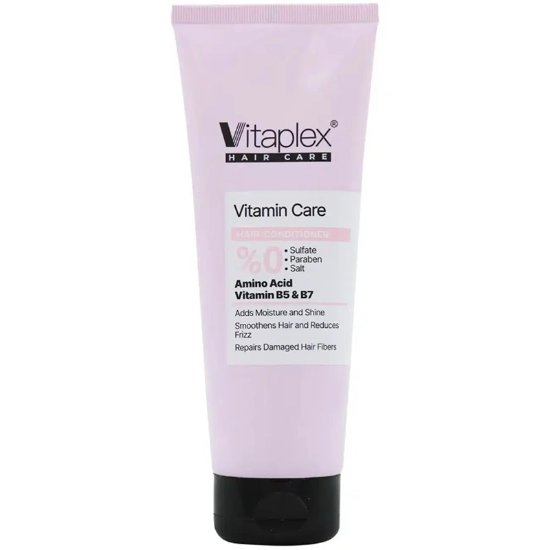 تصویر  نرم کننده موهای خشک و نرمال ویتاپلکس مدل Vitamin Care فاقد سولفات 250ml