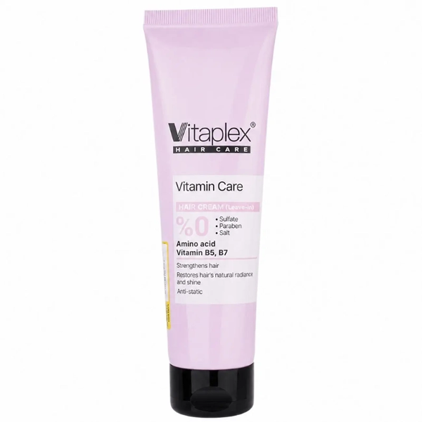 تصویر  کرم مو ویتاپلکس مدل Vitamin Care فاقد سولفات مناسب موی خشک و نرمال 150ml