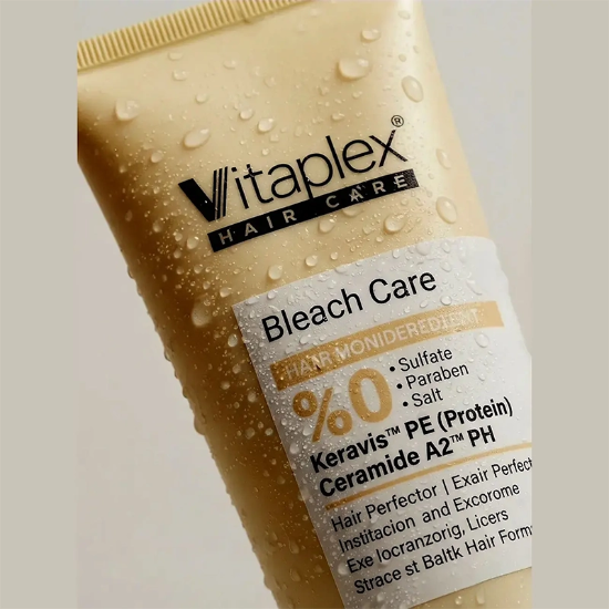 تصویر  نرم کننده مو ویتاپلکس مدل Bleach Care ترمیم کننده مناسب موی دکلره شده 250ml