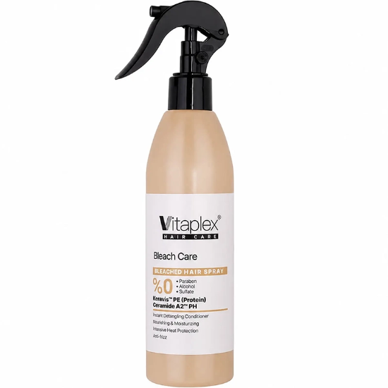 تصویر  اسپری نرم کننده مو ویتاپلکس مدل Bleach Care فاقد سولفات مناسب موهای دکلره شده 300ml