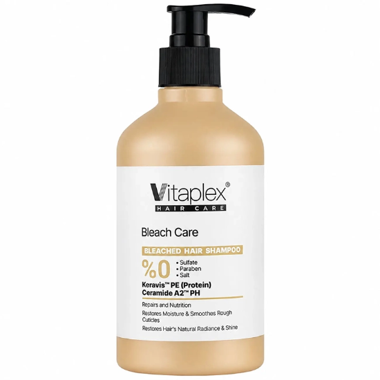 تصویر  شامپو مو ویتاپلکس مدل Bleach Care مناسب موهای دکلره شده و آسیب دیده حجم 500ml