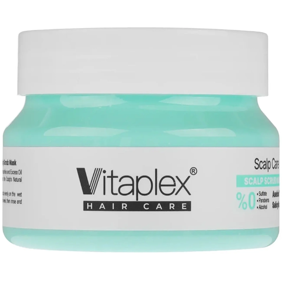 تصویر  ماسک اسکراب ضدشوره ویتاپلکس مدل Scalp Care تنظیم کننده چربی 295 گرم