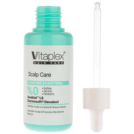 تصویر  تونیک مو ویتاپلکس مدل Scalp Care کنترل کننده چربی و ضد شوره کف سر 100ml