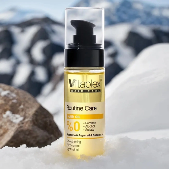 تصویر  روغن مو آرگان ویتاپلکس مدل Routine Care مناسب موهای خشک حجم 50ml
