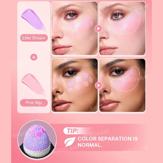 رژگونه مایع شیگلم SHEGLAM اصل مدل Color Bloom با فینیش مات