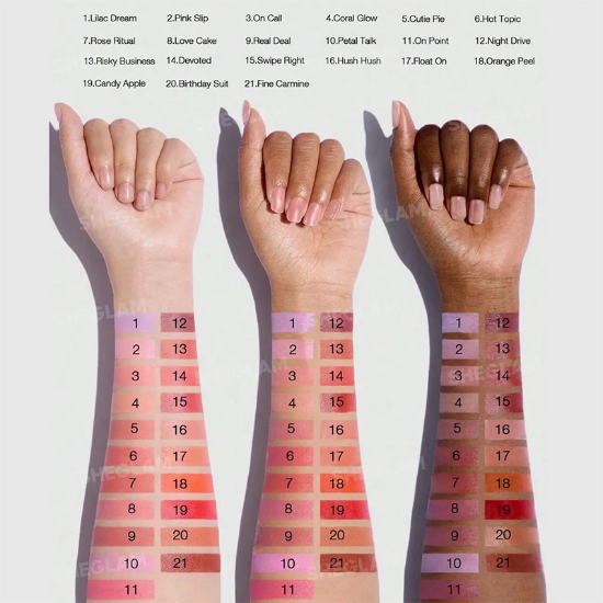 رژگونه مایع شیگلم SHEGLAM اصل مدل Color Bloom با فینیش مات
