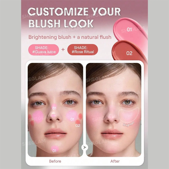 رژگونه استیکی شیگلم SHEGLAM اصل مدل buttery bliss